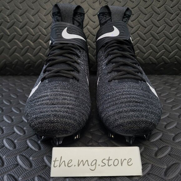 Nike Alpha Menace Elite 2 Flyknit Black Football Cleats AO3374-001 Men\'s Sz 11.5 main image 4